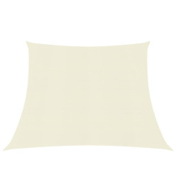 Voile d'ombrage 160 g/m² Crème 4/5x3 m PEHD