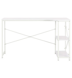 Bureau d'ordinateur Blanc 120 x 72 x 70 cm