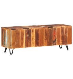 Meuble TV 110x30x40 cm Bois massif de récupération