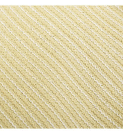 Voile d'ombrage 160 g/m² Beige 3/4x2 m PEHD