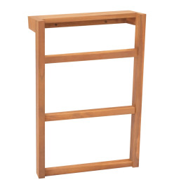 Porte-serviettes 2 pcs Bois de teck massif