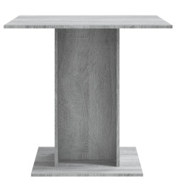 Table à dîner Sonoma gris 80x80x75 cm Bois d'ingénierie