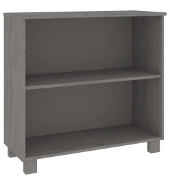 Buffet HAMAR Gris clair 85x35x80 cm Bois massif de pin