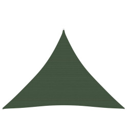 Voile d'ombrage 160 g/m² Vert foncé 5x5x5 m PEHD