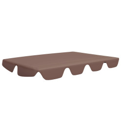 Toit de rechange balançoire Marron 188/168x110/145 cm 270 g/m²