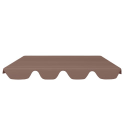 Toit de rechange balançoire Marron 188/168x110/145 cm 270 g/m²