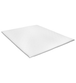 Sur-matelas 140 x 200 cm Mousse à mémoire de forme Visco 6 cm