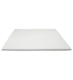 Sur-matelas 140 x 200 cm Mousse à mémoire de forme Visco 6 cm