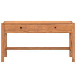 Bureau avec tiroirs 120x40x75 cm bois de teck solide