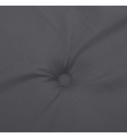 Coussins de chaise à dossier haut lot de 4 anthracite
