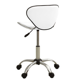 Chaise de bureau Blanc Similicuir