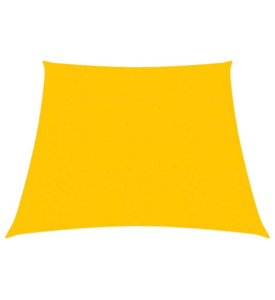 Voile d'ombrage 160 g/m² Jaune 3/4x2 m PEHD