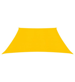 Voile d'ombrage 160 g/m² Jaune 3/4x2 m PEHD