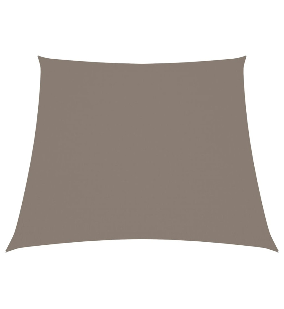 Voile de parasol Tissu Oxford trapèze 2/4x3 m Taupe