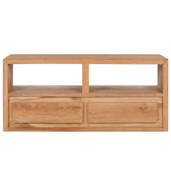 Meuble TV 90x30x40 cm bois de teck solide