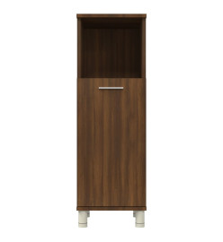 Armoire de bain Chêne marron 30x30x95 cm Bois d'ingénierie