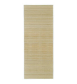 Tapis en bambou 100x160 cm Naturel