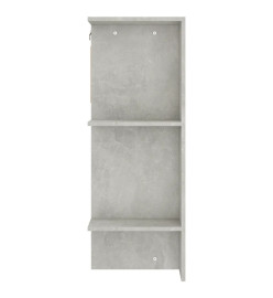 Armoires de couloir 2 pcs Gris béton Bois d'ingénierie