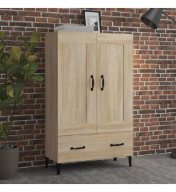 Buffet haut Chêne sonoma 70x31x115 cm Bois d'ingénierie