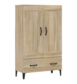 Buffet haut Chêne sonoma 70x31x115 cm Bois d'ingénierie