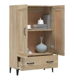 Buffet haut Chêne sonoma 70x31x115 cm Bois d'ingénierie