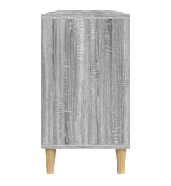 Meuble d'évier sonoma gris 80x33x60 cm bois d'ingénierie