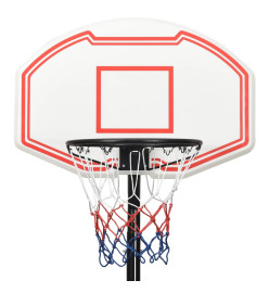 Support de basket-ball Blanc 282-352 cm Polyéthylène