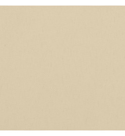 Coussins de chaise 2 pcs beige 40x40x7 cm tissu oxford