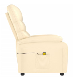 Fauteuil de massage Crème Similicuir