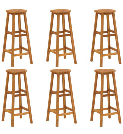 Ensemble de salle à manger de jardin 7 pcs Bois d'acacia solide