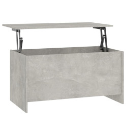 Table basse Gris béton 102x55,5x52,5 cm Bois d'ingénierie