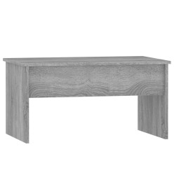 Table basse Sonoma gris 80x50,5x41,5 cm Bois d'ingénierie