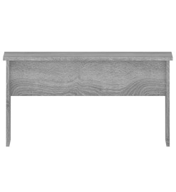 Table basse Sonoma gris 80x50,5x41,5 cm Bois d'ingénierie