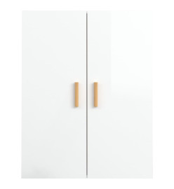 Armoire murale suspendue Blanc brillant 69,5x34x90 cm