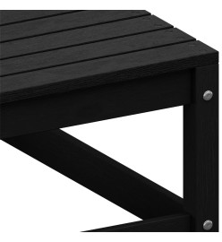 Canapé d'angle de jardin coussins anthracite Bois de pin massif
