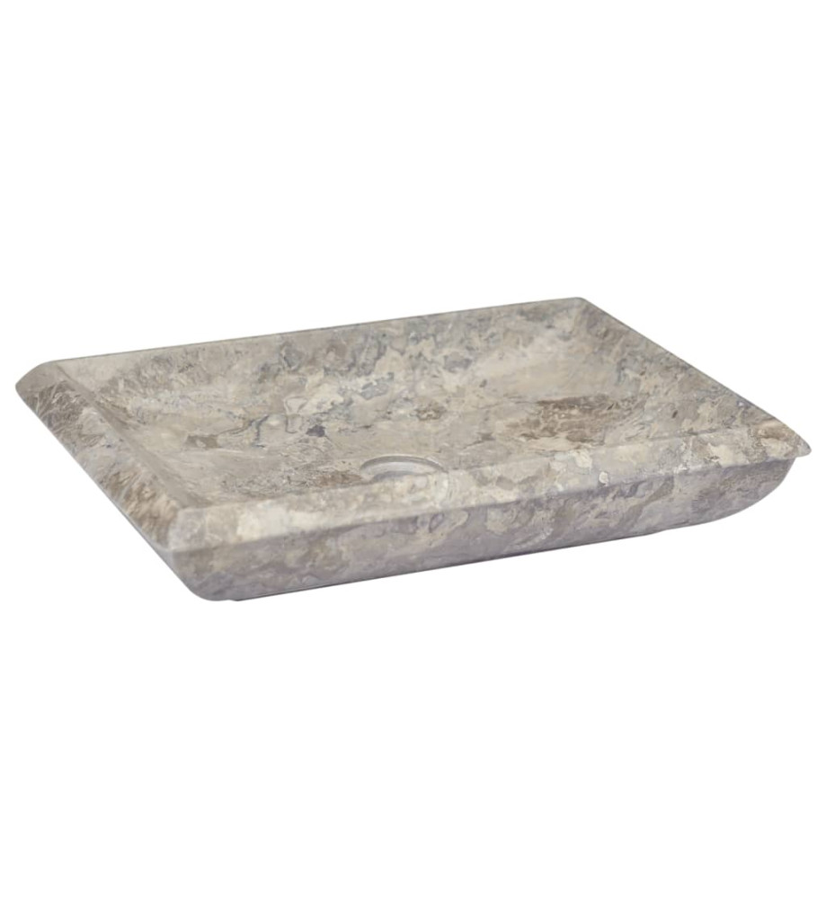 Lavabo Gris 50x35x10 cm Marbre