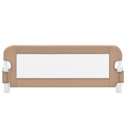 Barrière de lit enfant Taupe 102x42 cm Polyester