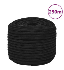 Corde de travail Noir 14 mm 250 m Polyester