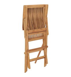 Chaises de jardin 2 pcs avec coussins bleu clair Teck massif