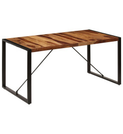 Table de salle à manger 160x80x75 cm Bois de Sesham massif