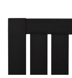 Chaises de jardin Adirondack lot de 2 noir polypropylène