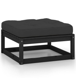 Salon de jardin 5 pcs avec coussins Bois de pin massif