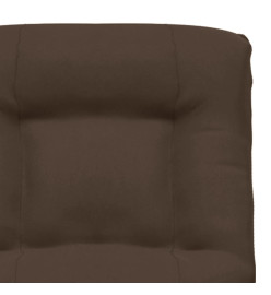 Fauteuil électrique de massage Marron Tissu microfibre