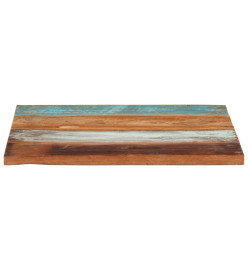 Dessus de table carré 60x60 cm 25-27 mm Bois de récupération