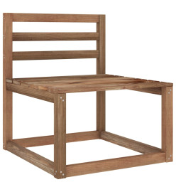 Salon de jardin 8 pcs avec coussins Crème
