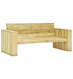 Salon de jardin 3 pcs Bois de pin imprégné