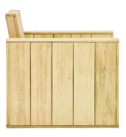 Salon de jardin 3 pcs Bois de pin imprégné