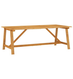 Ensemble de salle à manger de jardin 7 pcs Marron