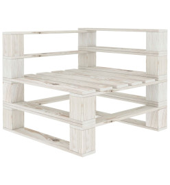 Salon palette de jardin 4 pcs avec coussins anthracite bois