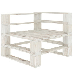 Salon palette de jardin 6 pcs avec coussins anthracite bois